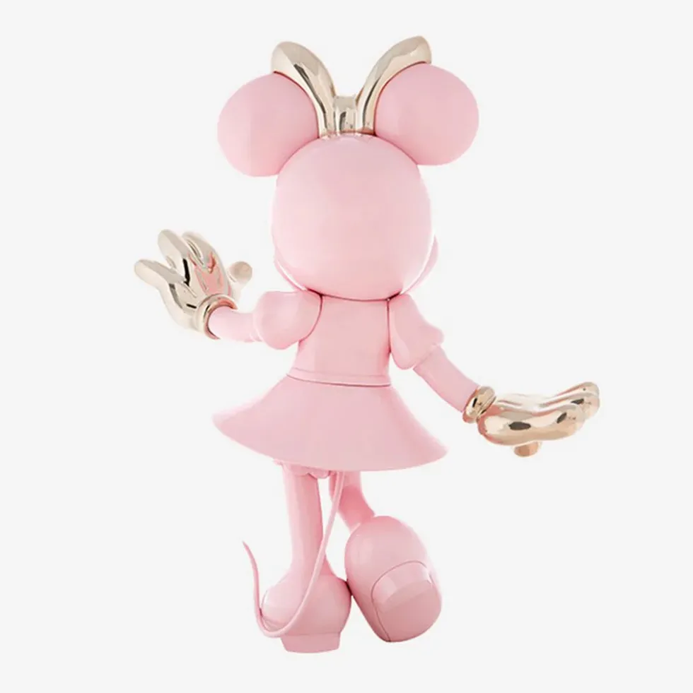 Minnie Mouse 12" Welcome Studio Figurine - Pastel Pink & Rose Gold