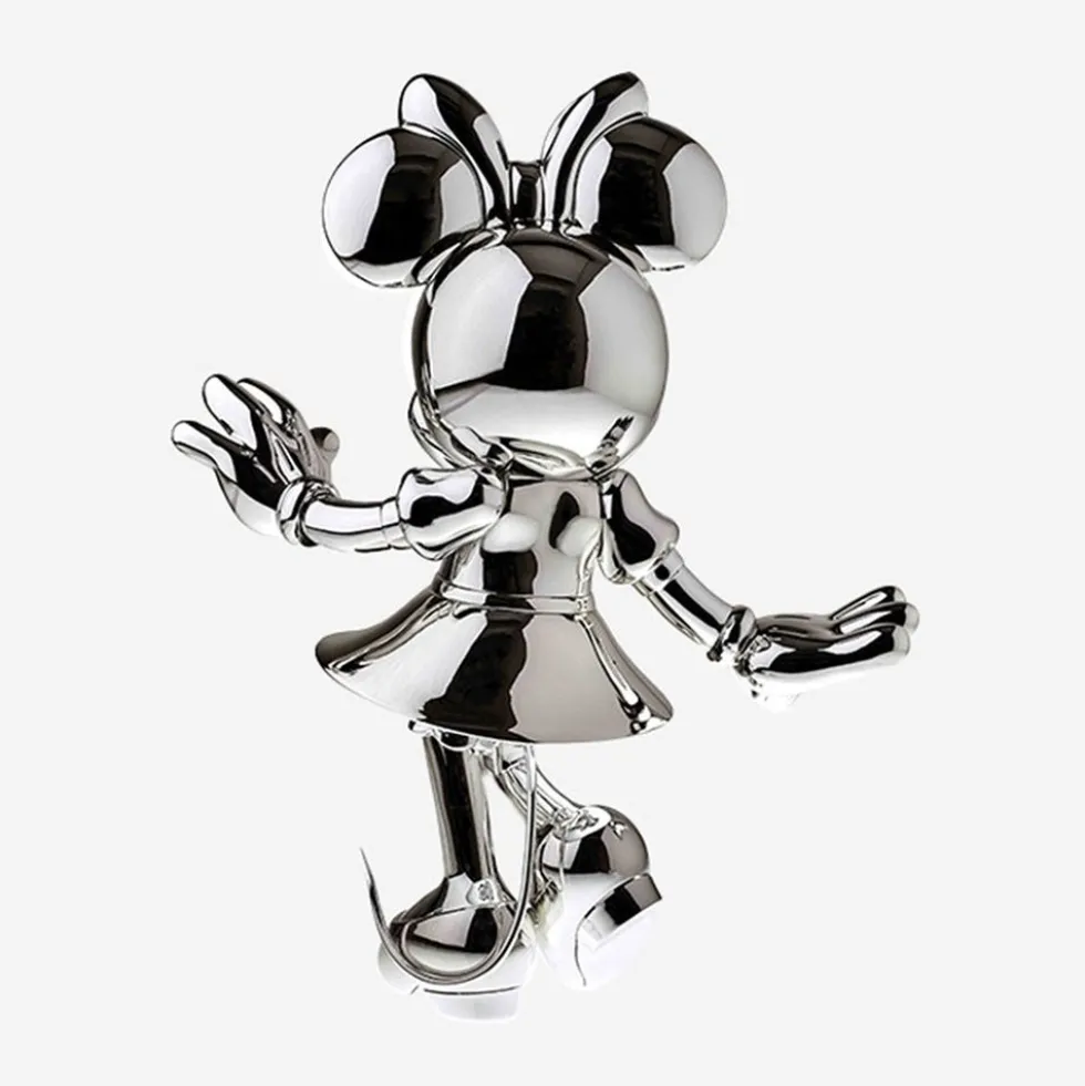 Minnie Mouse 12" Welcome Studio Figurine - Silver