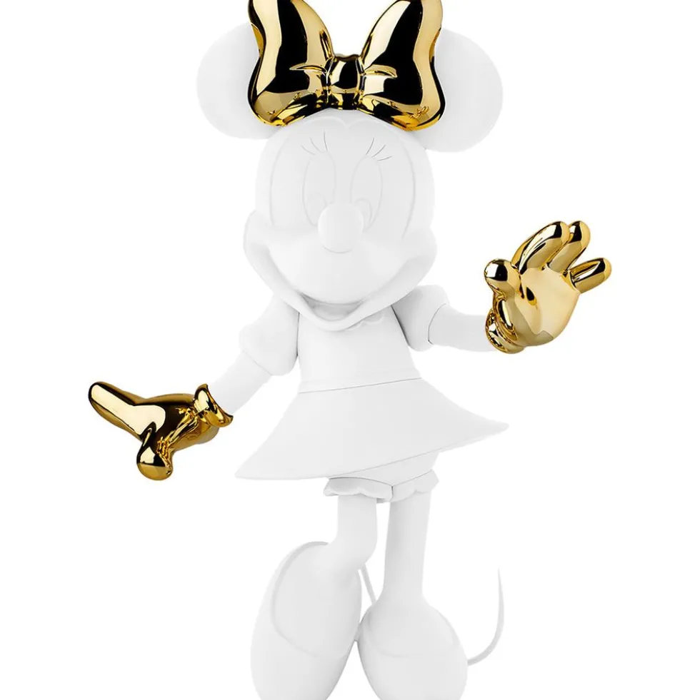 Minnie Mouse 12" Welcome Studio Figurine - White & Gold