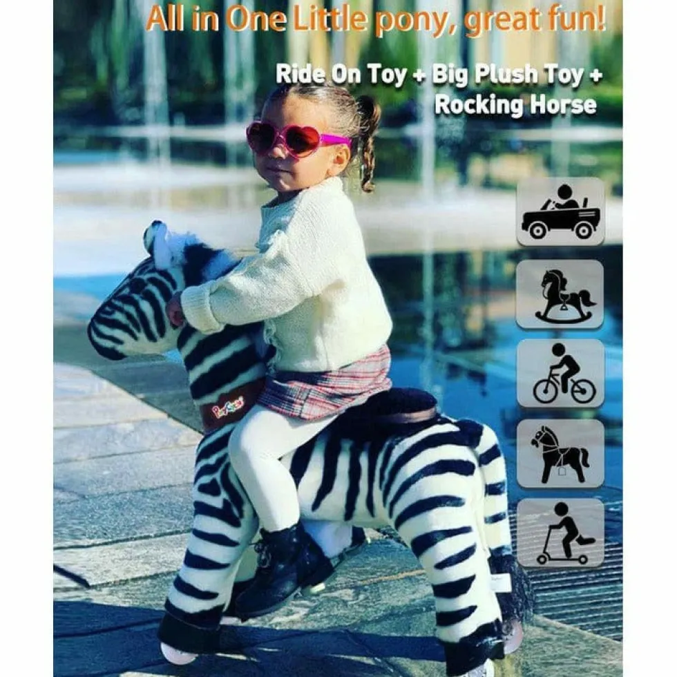 Model U Ride-On Zebra - 4-7 Years