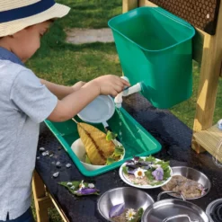 Mud Kitchen Wooden Toy Playset with Accessories