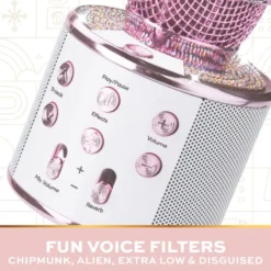 Musical Microphone Rhinestone Bluetooth Broadcaster