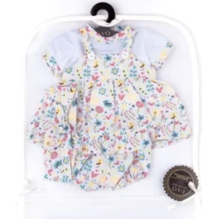 My FAO Doll Outfit - Flower and Rainbow Dungarees