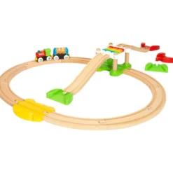 My First Railway Beginner Pack Wooden Toy Train Set