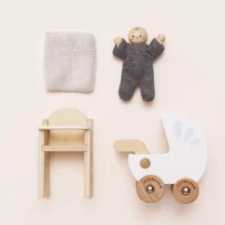 Nursery Dollhouse Furniture Set