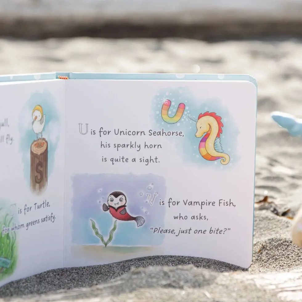 Ocho the Octopus Plush & ABC by the Sea Book Bundle