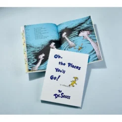 Oh The Places You'll Go by Dr. Seuss Leather-Bound Book
