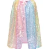 Ombre Sequin Cape - Size 4-6 Years