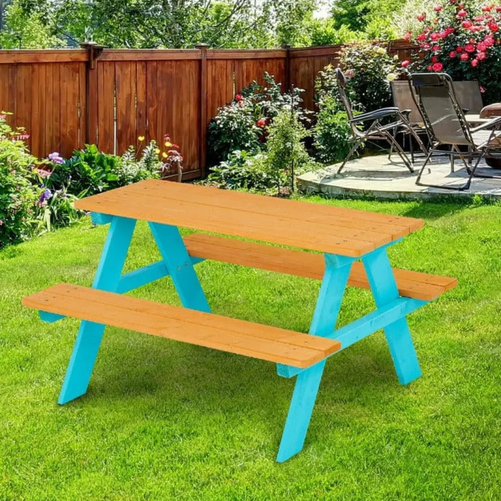 Outdoor Picnic Table & Chair Set