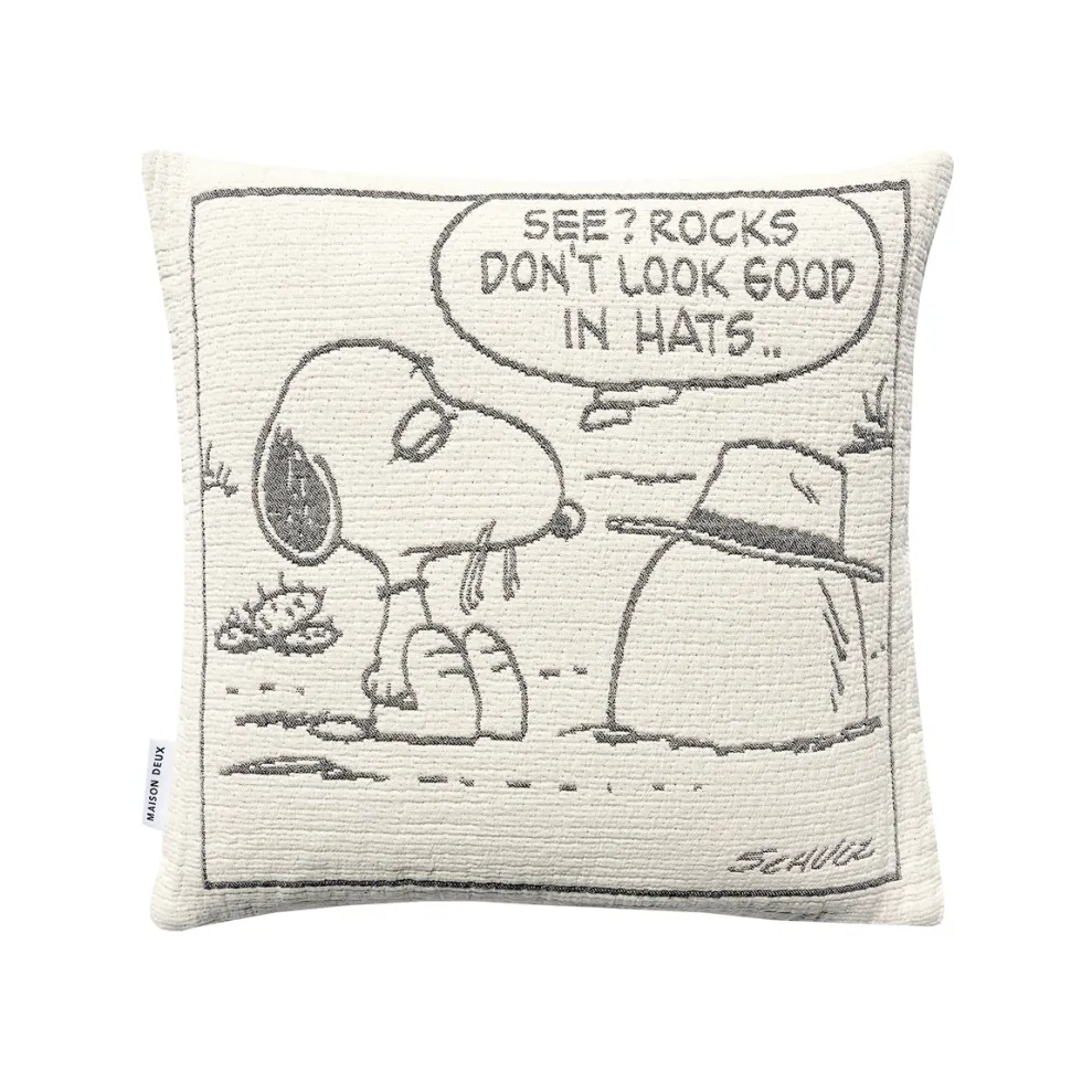 Peanuts Cushion Cover - Rock