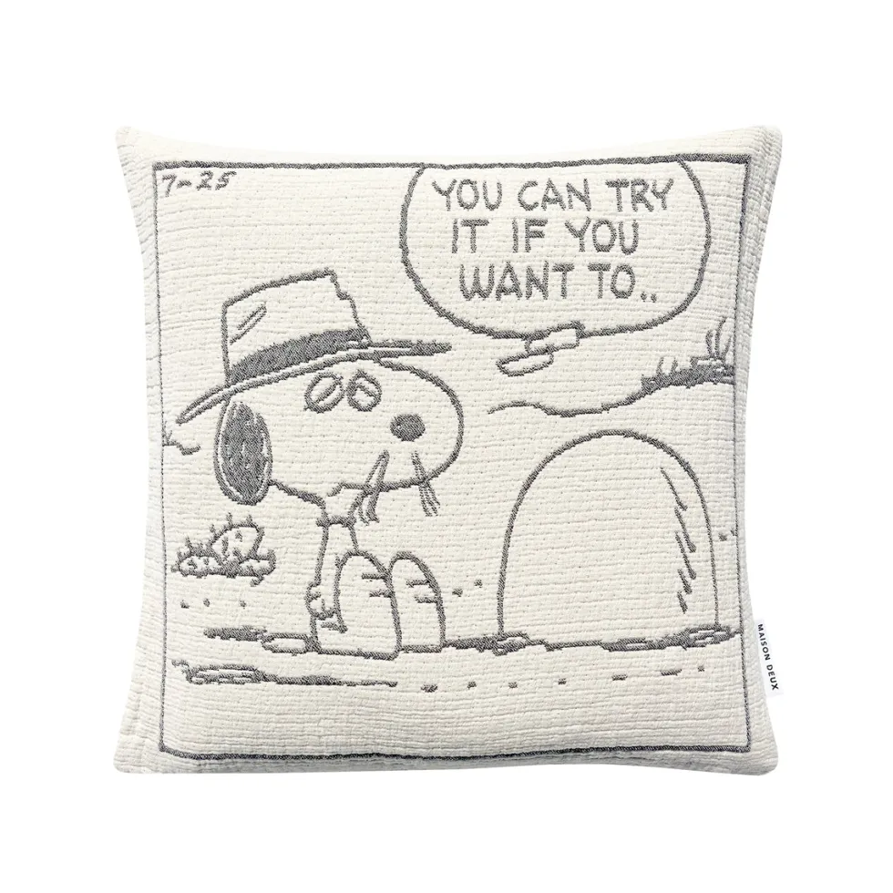 Peanuts Cushion Cover - Rock