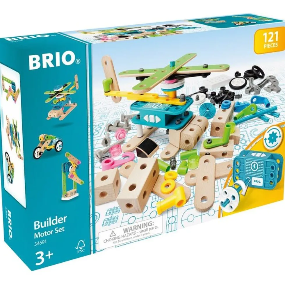 120-Piece Construction Set with Motor
