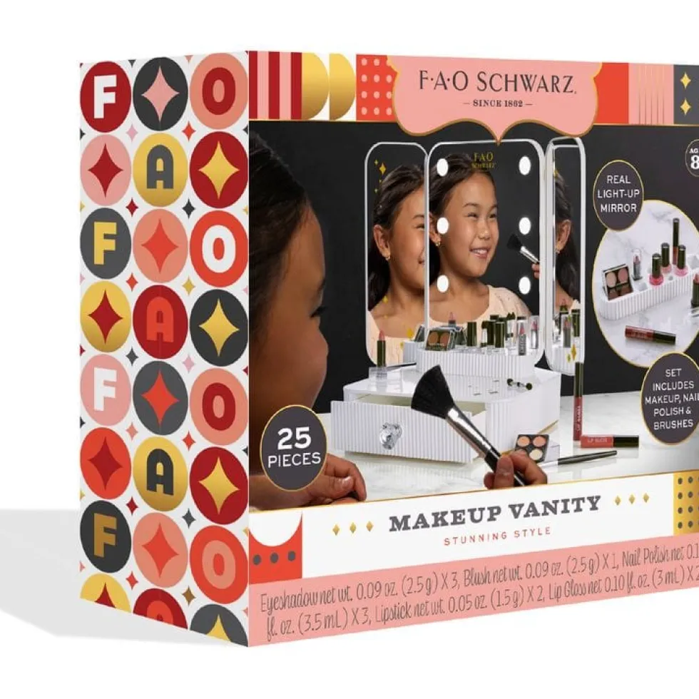 25-Piece Stunning Style Makeup Vanity Set