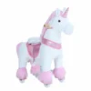 Pink Model U Ride-On Unicorn - 4-7 Years