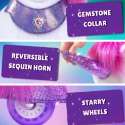 Pink Unicorn Model Y Ride on Toy - 3-4 Years