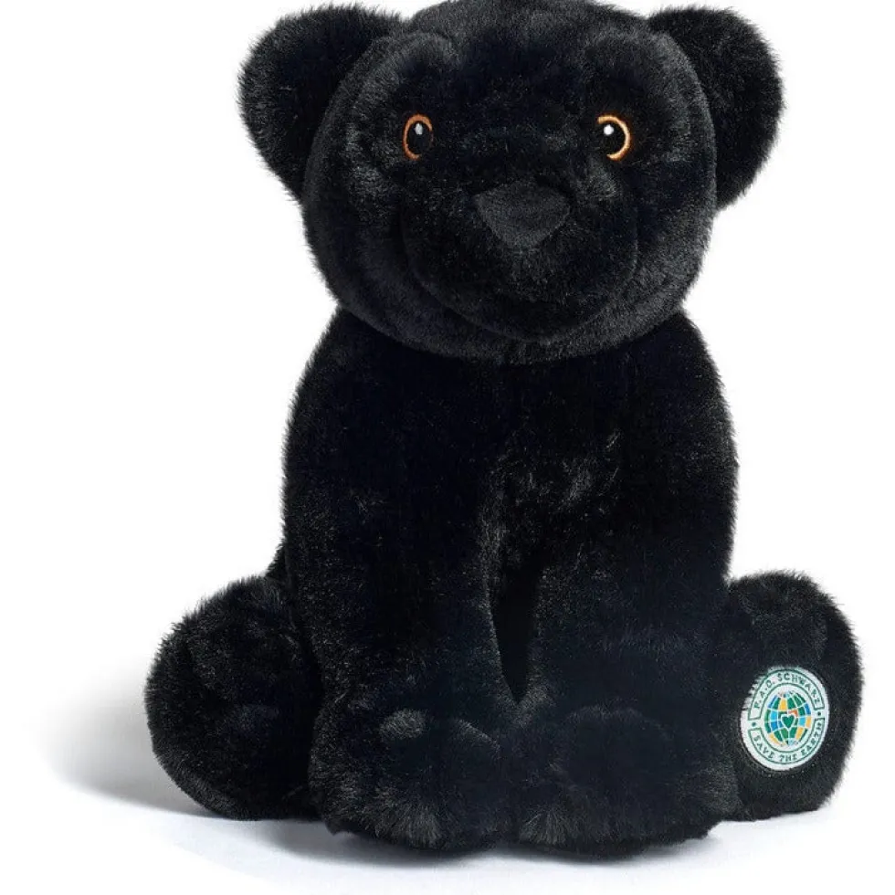 10" Planet Love Recycled Bottle Toy Plush Black Panther