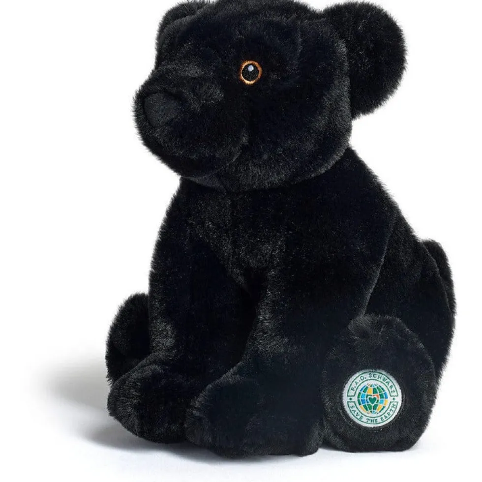 10" Planet Love Recycled Bottle Toy Plush Black Panther