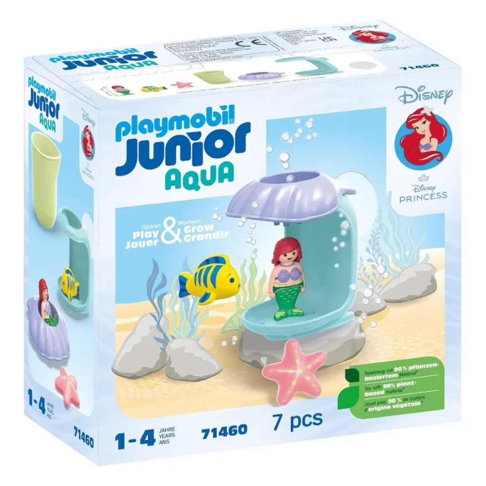Playmobil Junior & Disney: Ariel's Shell Shower Playset