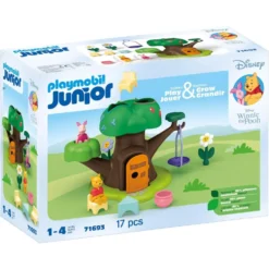 Playmobil Junior & Disney: Winnie the Pooh's & Piglet's Tree House Playset