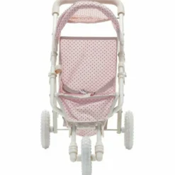 Polka Dots Princess Baby Doll Jogging Stroller - Pink