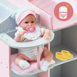 Polka Dots Princess Baby Doll Changing Station