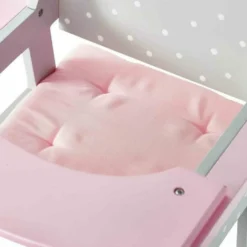 Polka Dots Princess Baby Doll High Chair - Grey