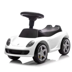 Porsche 911 Carrera GT Foot-to-Floor Ride-On - White