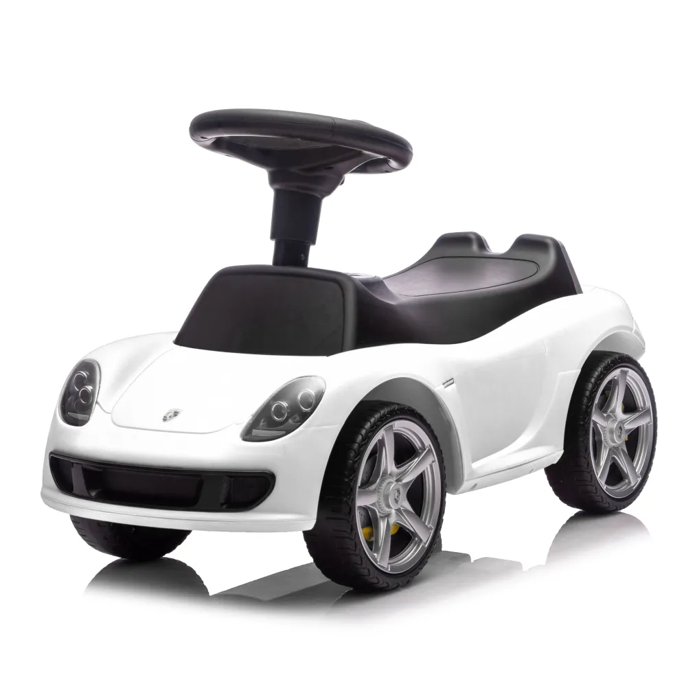 Porsche 911 Carrera GT Foot-to-Floor Ride-On - White