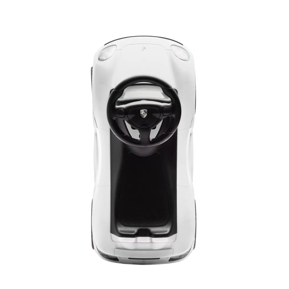 Porsche 911 Carrera GT Foot-to-Floor Ride-On - White