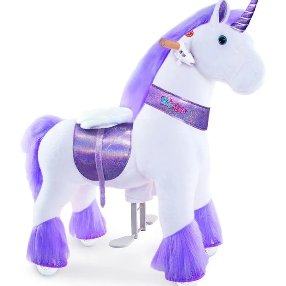Purple Model U Ride-On Unicorn - 7+ Years