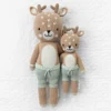 Regular 20" Elliott the Fawn Hand-Knit Doll