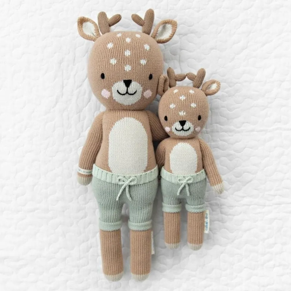 Regular 20" Elliott the Fawn Hand-Knit Doll