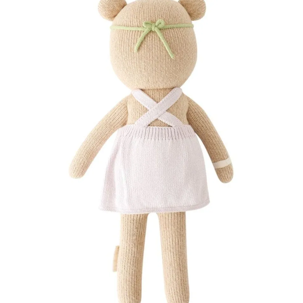 Regular 20" Olivia the Honey Bear Hand-Knit Doll