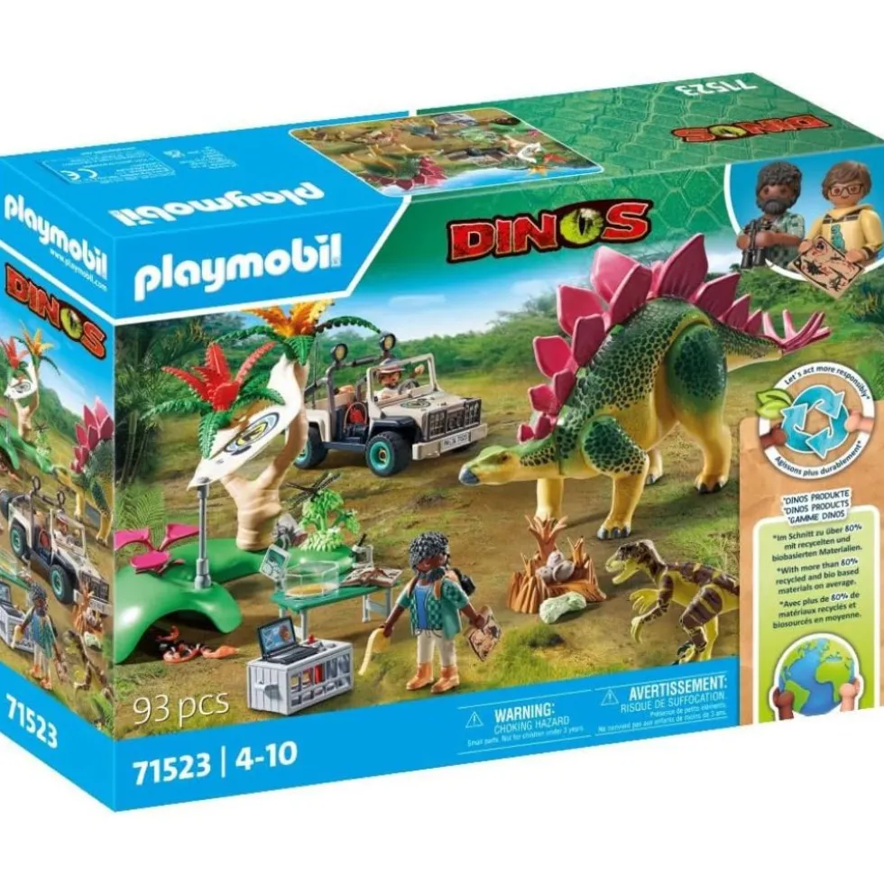 Research Camp with Dinosaurs Playset