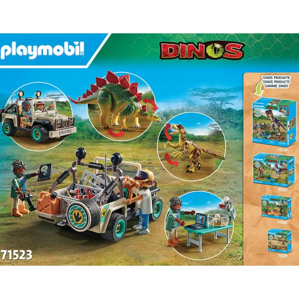 Research Camp with Dinosaurs Playset