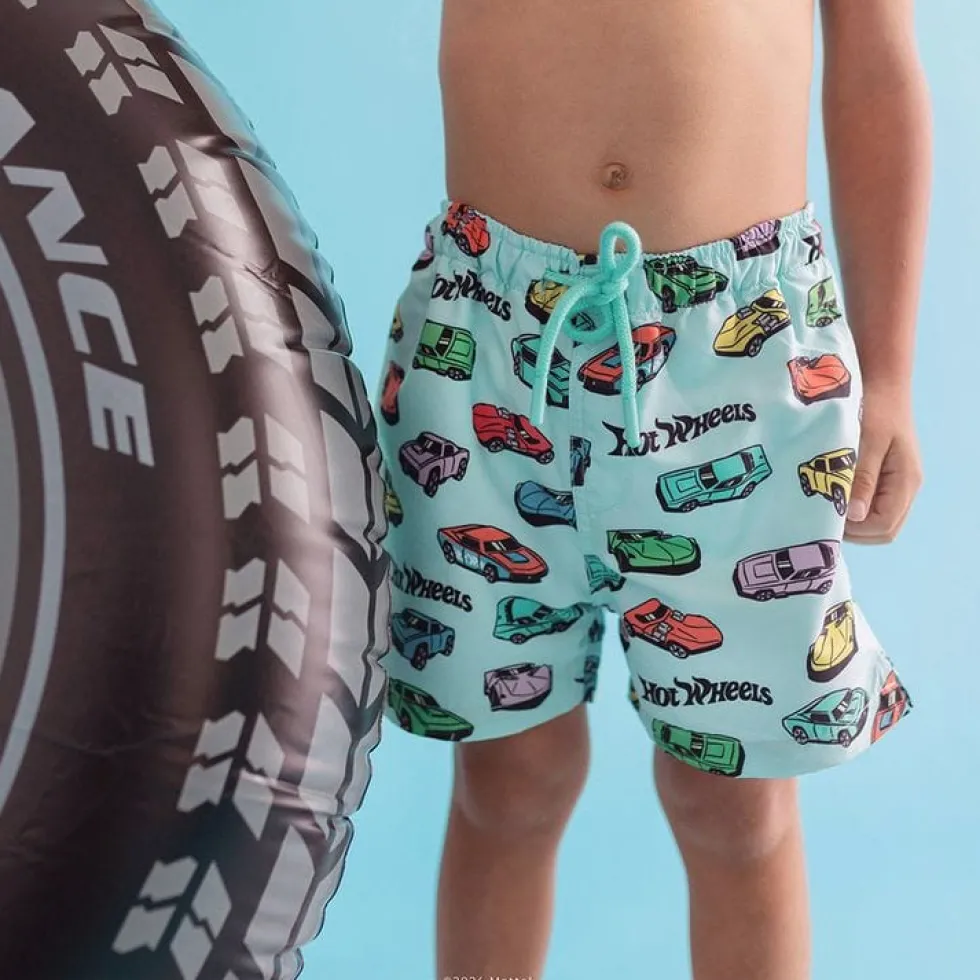 Retro Hot Wheels - Boys Swim Trunks