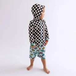 Retro Hot Wheels - Long Sleeve Reversible Kids Jacket