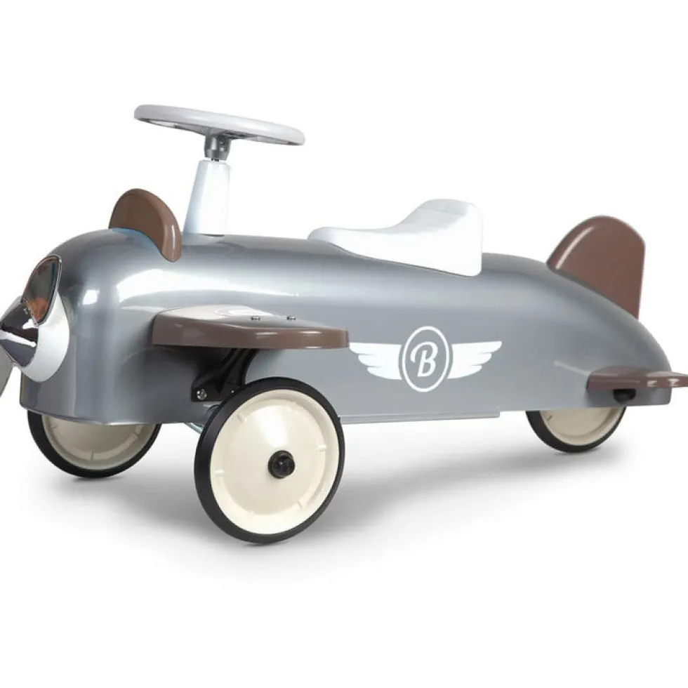 Ride-On Speedster Plane - Silver