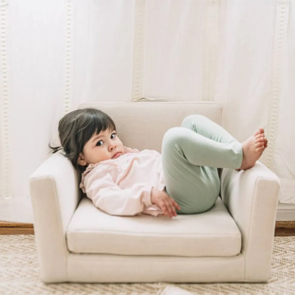 Rolling Along Square Interactive Chair - Neutral