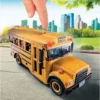 School Bus with Accessories and 4 Figures