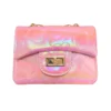Shiny Dotted Classic Handbag - Pink