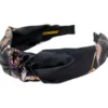 Silk Knot Headband - Black