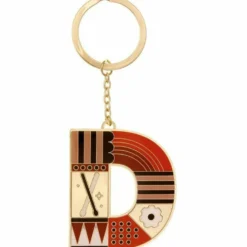 Small Initial FAO Keychain - Letter D