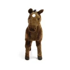 Standing Brown Horse Plush - 31.5