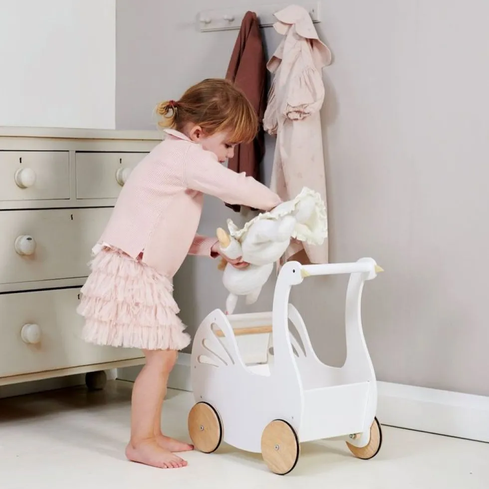 Sweet Dreams Swan Doll Pram