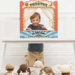 Tabletop Puppet Wooden Theater