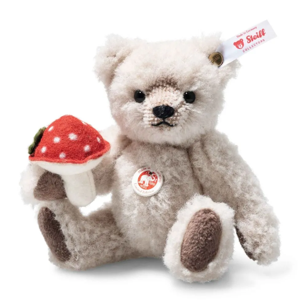 Teddy Bear with Mushroom Good Luck Charm Limited Edition
