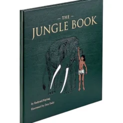 The Jungle Book in Green Bonded Leather