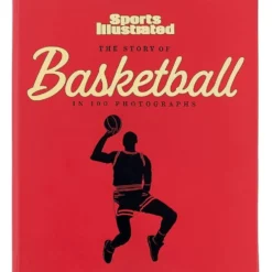 The Story of Basketball in 100 Photographs Leather-Bound Book by Sports Illustrated