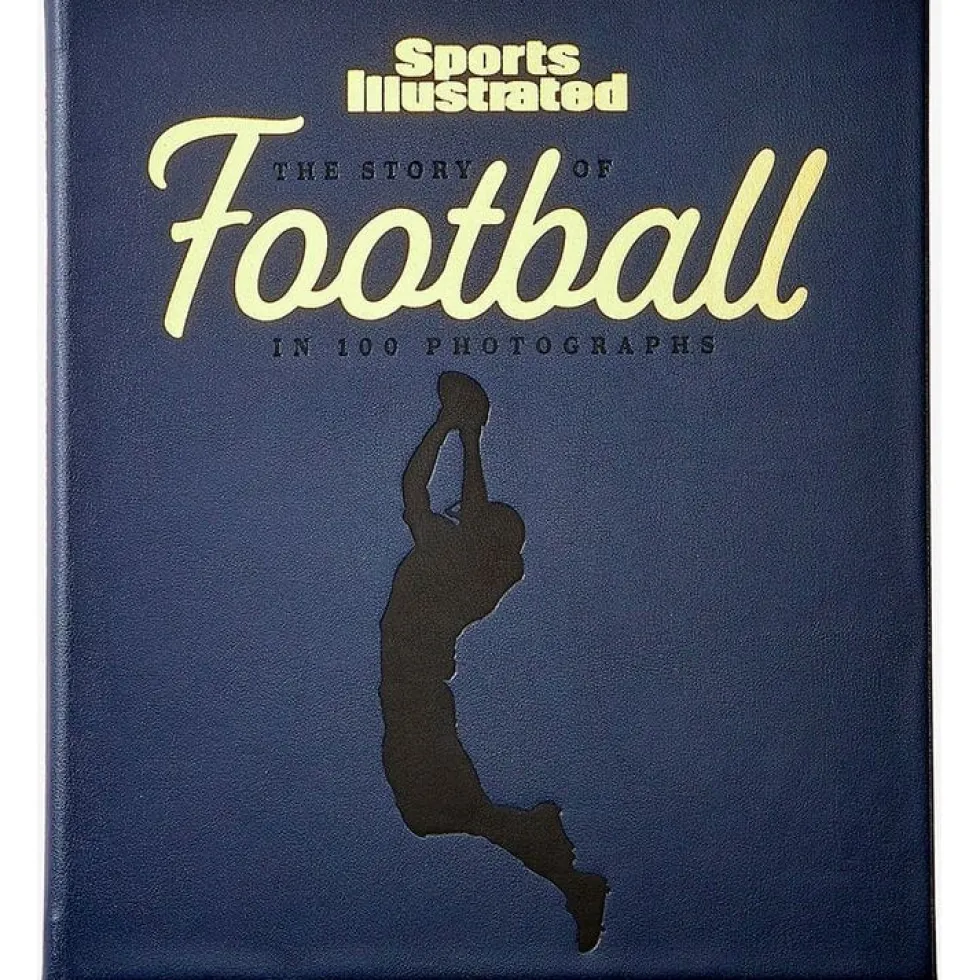 The Story of Football in 100 Photographs Book by Sports Illustrated - Navy